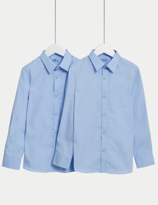 boys non iron school shirts