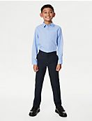 Комплект рубашек для мальчика с длинным рукавом и технологией Non-iron (2 шт)