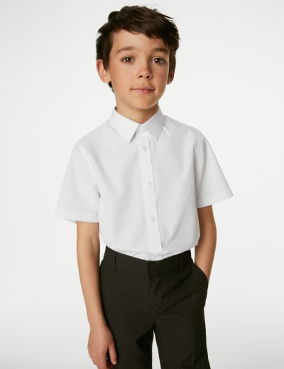 5pk Regular Fit Short Sleeve Shirts M S Collection M S
