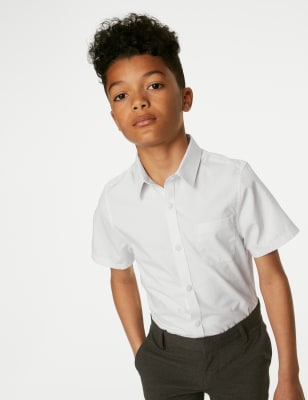 asda white school shirts