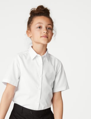 white school shirts m&s