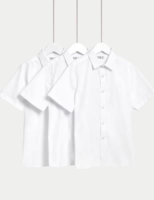 white school shirts m&s