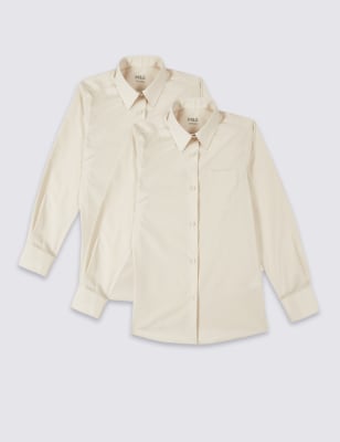 

Школьная блузка с длинным рукавом с технологиями Ultimate Non-Iron и Stain Away™ (2 шт)