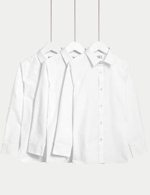 white school shirts m&s