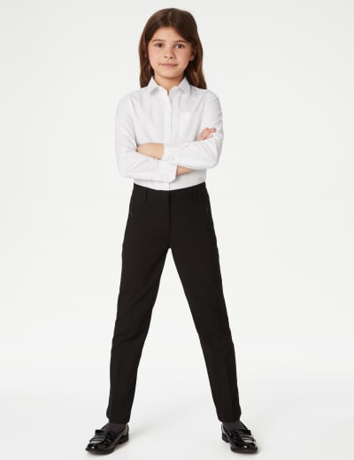 marks and spencer girls school shirts