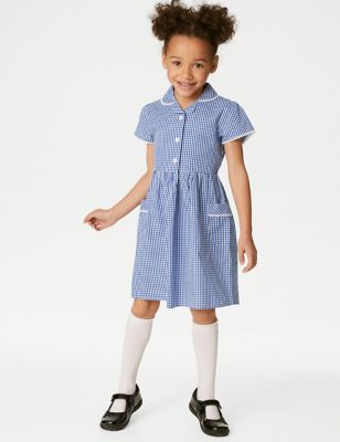 Girls Age 5-6 Years Next Blue School Dress