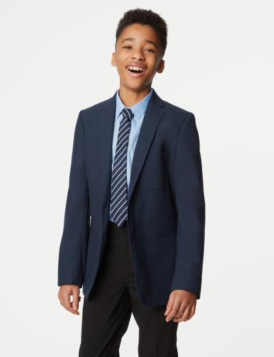 Blue coat for boys sales