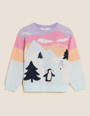 Knitted Animal Jumper (2 - 7 Yrs)