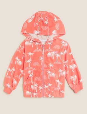 Cotton Rich Towelling Hoodie (2-7 Yrs)