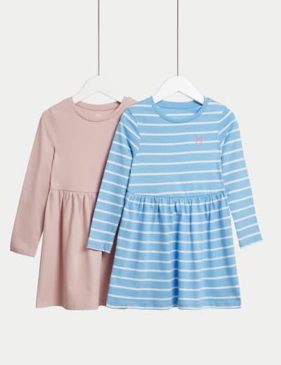 Carter's blue and white striped dress sales