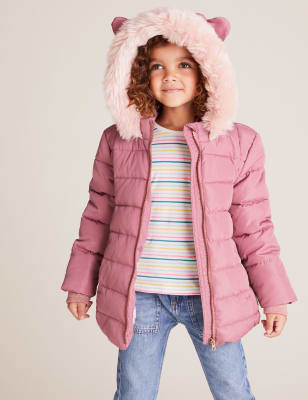 marks and spencer girls coats