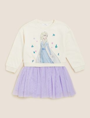 Cotton Rich Disney Frozen™ Dress (2-10 Yrs)