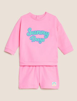 2pc Cotton Rich Sunny Days Outfit (0 - 3 Yrs)