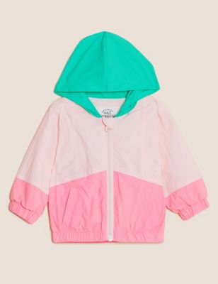 Stormwear™ Colour Block Hooded Jacket (0-3 Yrs)