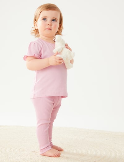 Baby leggings with sales feet marks and spencer