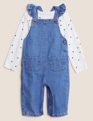 m&s kids dungarees