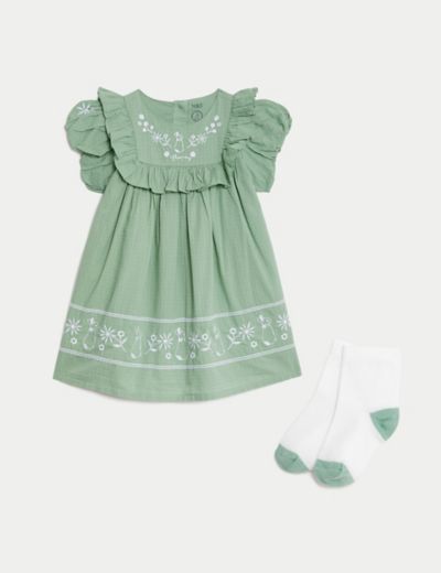 2pc Cotton Rich Peter Rabbit™ Outfit (0-3 Yrs), M&S Collection