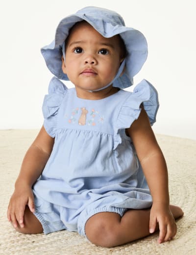 Pure Cotton Christening Dress 0 1 Yrs M S Collection M S