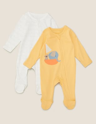 marks and spencer zip sleepsuit