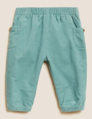 Pure Cotton Cord Trousers (0-3 Yrs)