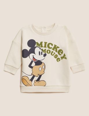 Cotton Rich Mickey Mouse™ Sweater (0 - 3 Yrs)