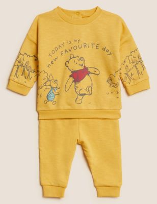 2pc Cotton Rich Winnie the Pooh™ Outfit (0-3 Yrs)