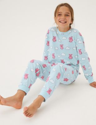 Pure Cotton Percy Pig™ Pyjamas (2-16 Yrs)