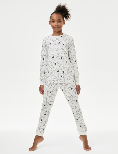 RRP £25 M&S COLLECTION Girls Satin Striped Pyjamas with Eye Mask (6-16 Yrs)