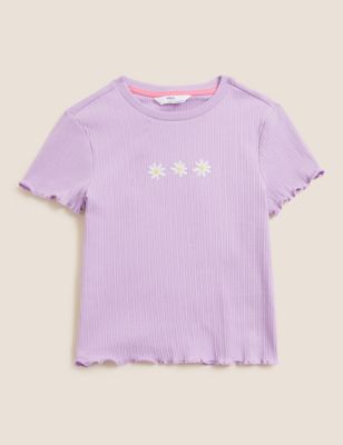 Cotton Rich Daisy Pyjama Top (6-16 Yrs)