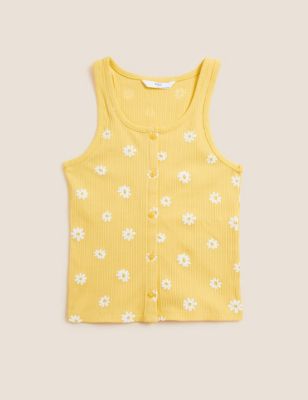 Mix & Match Cotton Rich Embroidered Pyjama Top (6-16 Yrs)
