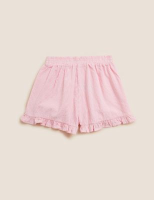 Mix & Match Cotton Rich Striped Pyjama Shorts (6-16 Yrs)