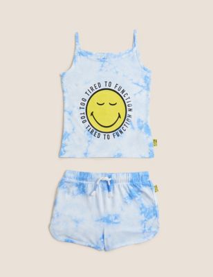 SmileyWorld®Tie Dye Short Pyjamas (6-16 Yrs)
