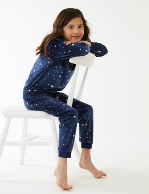 Velour Celestial Lounge Pyjama Set (6-16 Yrs)