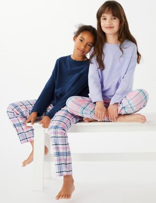 Boys Girls Baby Personalised Check Pyjamas Family Matching 6 Mths 6 Yrs