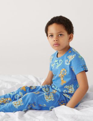 3pk Cotton Rich Animal Pyjama Sets (1-8 Yrs)