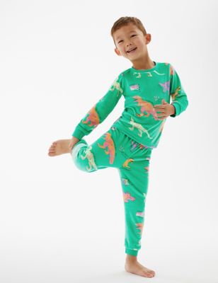 Velour Dinosaur Pyjamas (12 Mths - 7 Yrs)