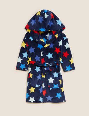 Fleece Star Dressing Gown (12 Mths - 7 Yrs)