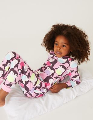 Pure Cotton Penguin Pyjamas (1-7 Yrs)