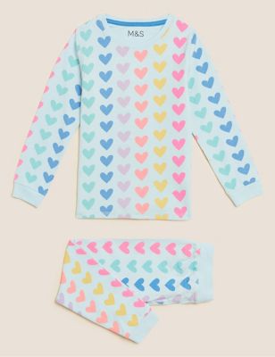 Cotton Rich Heart Pyjamas (12 Mths - 7 Yrs)