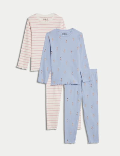 Disney Princess Velour Pyjamas 2 10 Yrs M S Collection M S