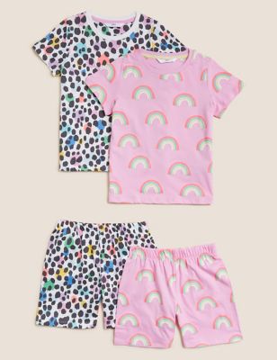 2pk Pure Cotton Printed Pyjama Sets (12 Mths - 7 Yrs)