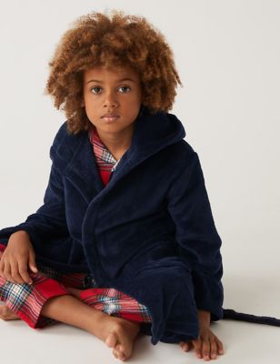 Fleece Hooded Dressing Gown (6-16 Yrs)