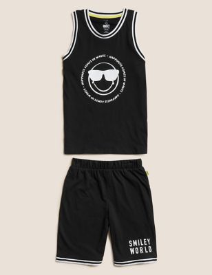 SmileyWorld® Basketball Short Pyjamas (6-16 Yrs)
