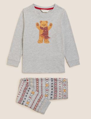 Cotton Rich Spencer Bear Christmas Pyjamas (2-16 Yrs)