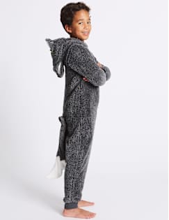 T86/5510: Wolf Onesie (1-16 Years)