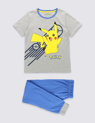 

Пижама с принтом "Pokemon" для мальчика 2-12 лет, Серый микс