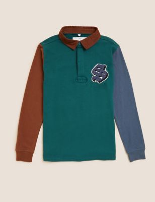 Pure Cotton Rugby Shirt (6-16 Yrs)