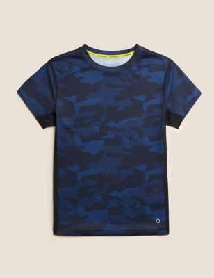 Camouflage Sports T-Shirt (6 - 16 Yrs)