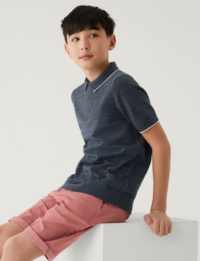 Pure Cotton Chambray Shirt (6-16 Yrs) | M&S Collection | M&S