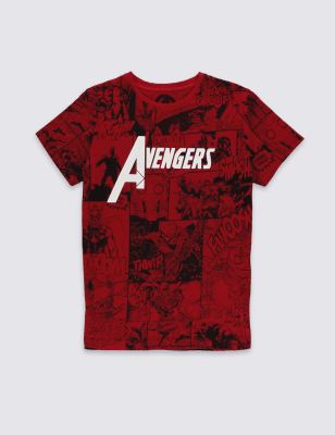 

Футболка Avengers™ из чистого хлопка для мальчика 5-16 лет, Красный